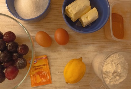 Фото шага рецепта Пирог со сливами 191583 шаг 1  