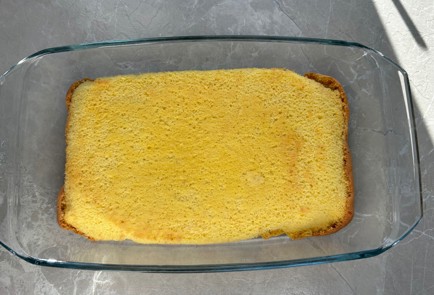 Фото шага рецепта Домашний пирог три молока 189788 шаг 8  