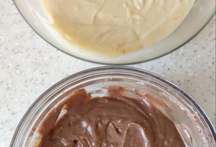 Фото шага рецепта Пирог Зебра с шоколадом 163304 шаг 10  