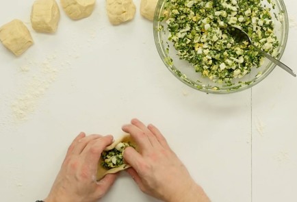 Фото шага рецепта Пирожки с луком и яйцом 136665 шаг 8  