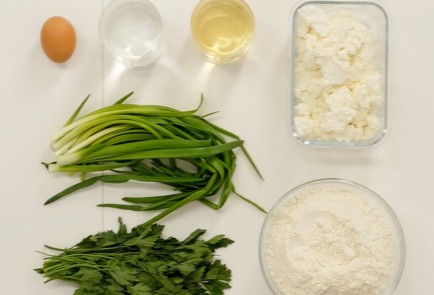 Фото шага рецепта Лепешка плацинда с творогом 114374 шаг 1  