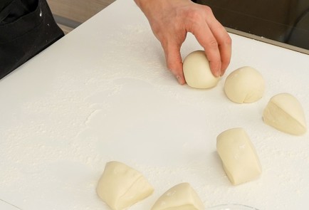 Фото шага рецепта Лепешка плацинда с творогом 114374 шаг 6  