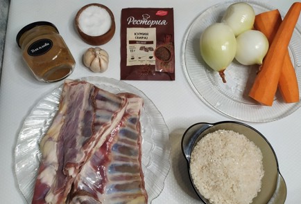 Фото шага рецепта Плов с бараниной 187630 шаг 1