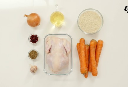 Фото шага рецепта Плов с курицей 126440 шаг 1  