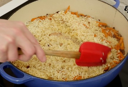Фото шага рецепта Плов с курицей 126440 шаг 9  