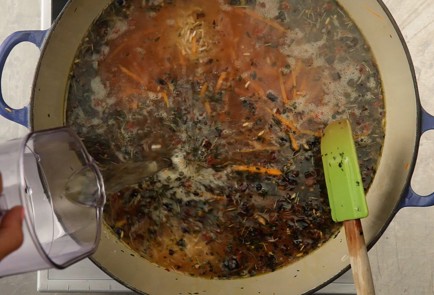 Фото шага рецепта Плов с морепродуктами 14283 шаг 4