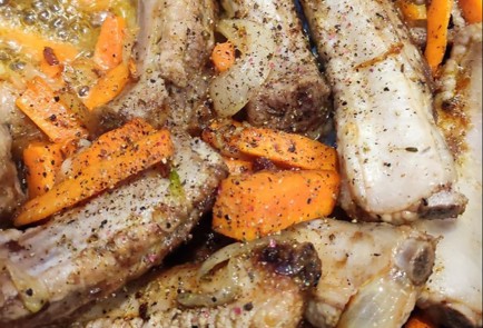 Фото шага рецепта Плов со свиными ребрышками 173503 шаг 9  