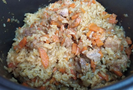 Фото шага рецепта Плов в мультиварке 188935 шаг 13  