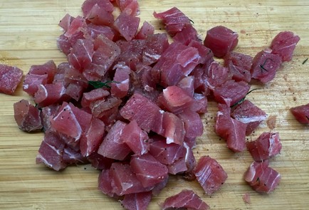 Фото шага рецепта Поке с тунцом овощами и яйцом 189768 шаг 7  