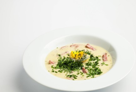 Фото шага рецепта Польский белый борщ 46977 шаг 10  