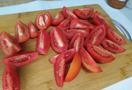 Фото шага рецепта Помидоры с чесноком и зеленью 190332 шаг 7  