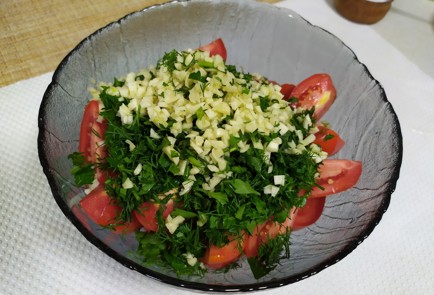 Фото шага рецепта Помидоры с чесноком и зеленью 190332 шаг 8  