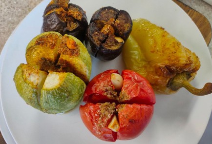 Фото шага рецепта Помидоры с чесноком в духовке 189925 шаг 11  