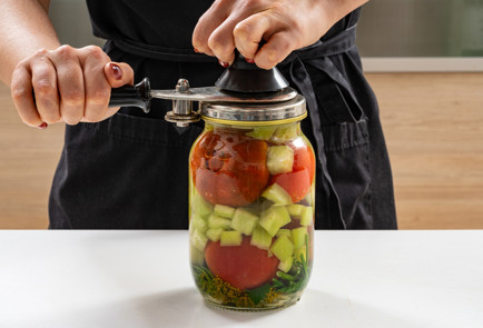 Фото шага рецепта Помидоры с перцем на зиму 190415 шаг 11  