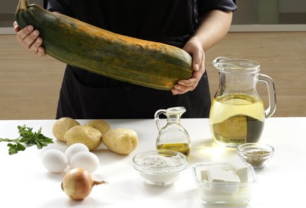 Фото шага рецепта Пончики из кабачков 152822 шаг 1  