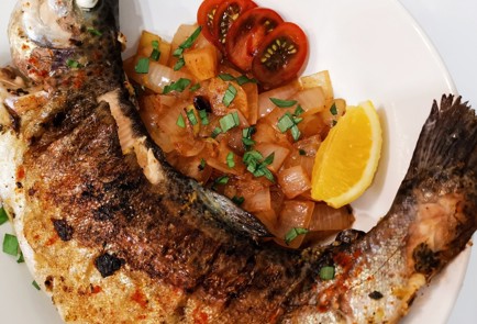 Фото шага рецепта Порционная форель на сковороде 173693 шаг 15  