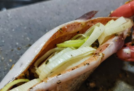 Фото шага рецепта Порционная форель на сковороде 173693 шаг 8  