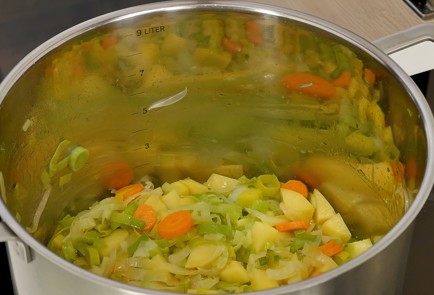 Фото шага рецепта Рыбный суп поррусальда кон бакалао 92627 шаг 7