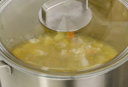 Фото шага рецепта Рыбный суп поррусальда кон бакалао 92627 шаг 9