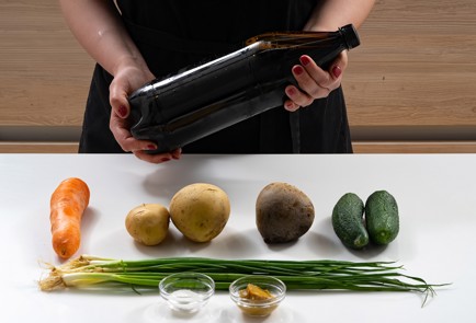 Фото шага рецепта Постная окрошка 173646 шаг 1  