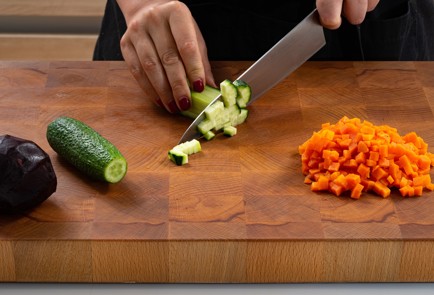 Фото шага рецепта Постная окрошка 173646 шаг 4  