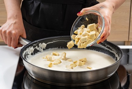 Фото шага рецепта Постная паста альфредо с сейтаном 176035 шаг 7  