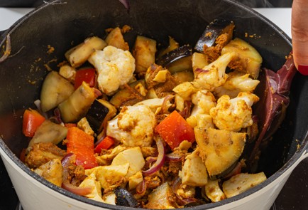 Фото шага рецепта Постное карри с сейтаном 176031 шаг 9  