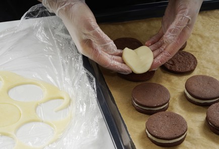 Фото шага рецепта Постное печенье Орео 173309 шаг 9  