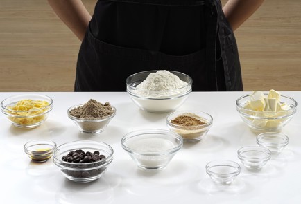 Фото шага рецепта Постное печенье с шоколадом 163308 шаг 1  