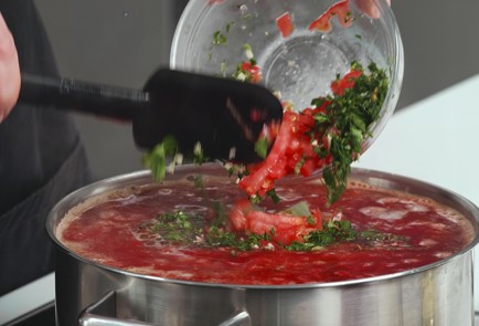 Фото шага рецепта Постный борщ 173323 шаг 14  