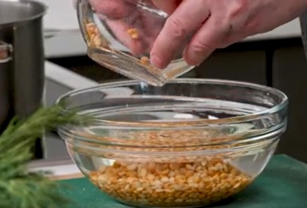 Фото шага рецепта Постный гороховый суп 152074 шаг 1  