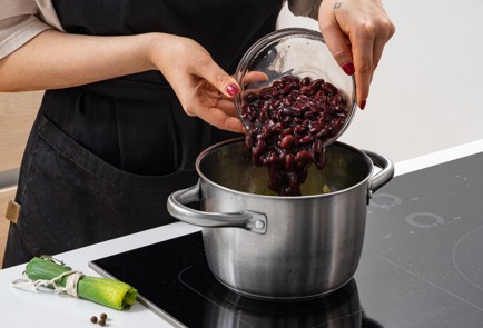 Фото шага рецепта Постный кремсуп из красной фасоли 176118 шаг 6  