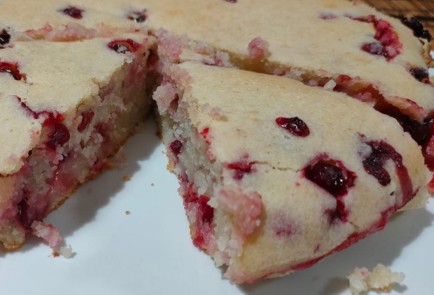 Фото шага рецепта Постный манник с ягодами 191527 шаг 16