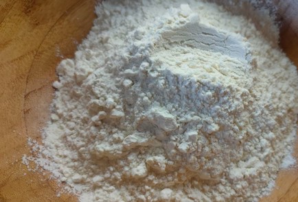 Фото шага рецепта Постный манник с ягодами 191527 шаг 2