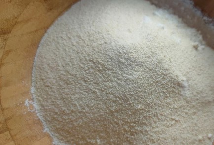 Фото шага рецепта Постный манник с ягодами 191527 шаг 3