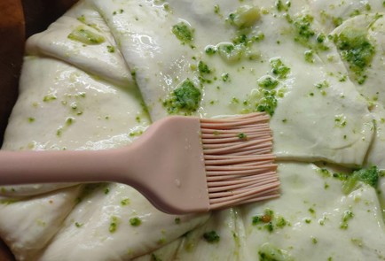 Фото шага рецепта Постный пирог с овощами и луком 191506 шаг 13  