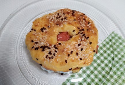 Фото шага рецепта ППбейгл с красной рыбой и творожным сыром 188043 шаг 14  