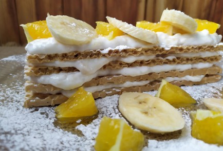 Фото шага рецепта ППпирожное с бананом и апельсином 188989 шаг 10  