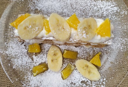 Фото шага рецепта ППпирожное с бананом и апельсином 188989 шаг 9  