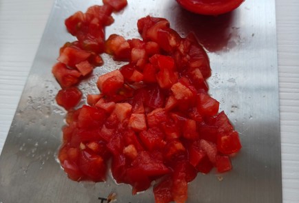 Фото шага рецепта Праздничный салат с семгой 175341 шаг 8  