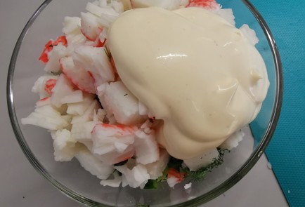 Фото шага рецепта Простая начинка для тарталеток 190905 шаг 7  