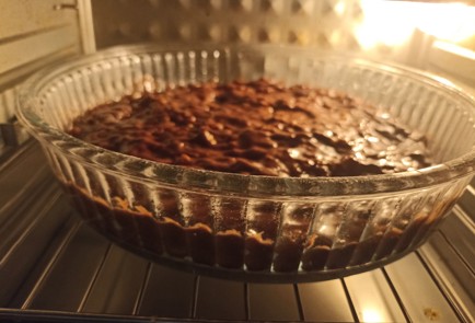 Фото шага рецепта Простой брауни с бананом 191494 шаг 17  