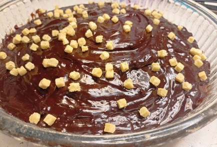 Фото шага рецепта Простой брауни с бананом 191494 шаг 22  