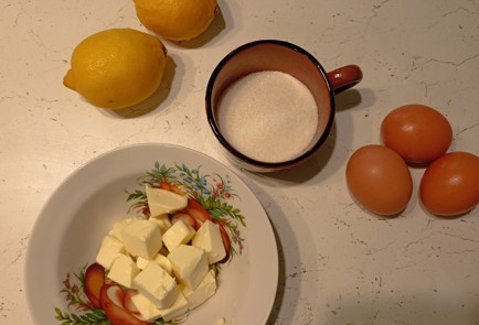 Фото шага рецепта Простой рецепт лимонного курда 191585 шаг 1