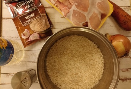 Фото шага рецепта Простой ужин рис с куриными ножками 190995 шаг 1