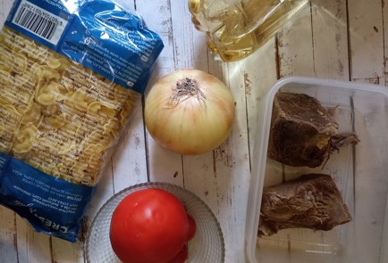 Фото шага рецепта Простой ужин 190996 шаг 1  