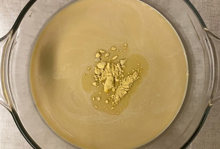 Фото шага рецепта Протеиновое желе с нектаринами 189991 шаг 3  