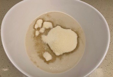 Фото шага рецепта Протеиновое желе с нектаринами 189991 шаг 4  