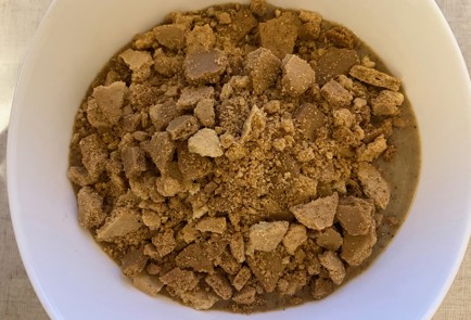 Фото шага рецепта Протеиновые корзиночки с кедровыми орехами 189997 шаг 7  