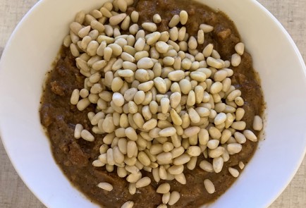 Фото шага рецепта Протеиновые корзиночки с кедровыми орехами 189997 шаг 8  